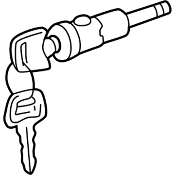 Volkswagen Passat Ignition Lock Assembly - 3B0-905-855-H