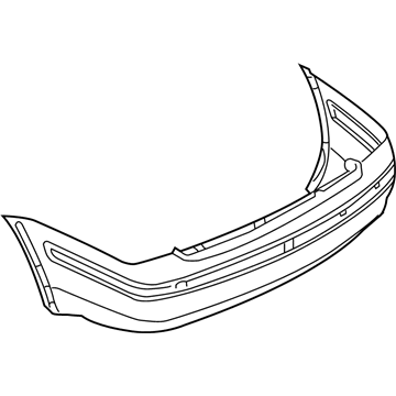 Volkswagen Passat Bumper Cover - 3B5-807-417-H-GRU