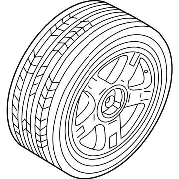 Volkswagen Touareg Spare Wheel - 7P0-601-011-E