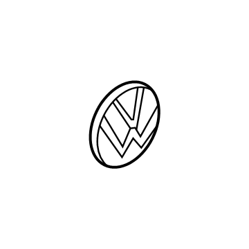 Volkswagen GTI Emblem - 5H0-898-633