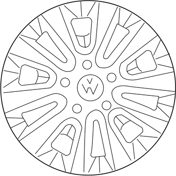 Volkswagen Routan Wheel Cover - 7B0-601-149-B