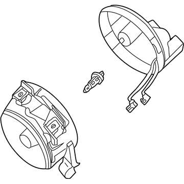 Volkswagen Fog Light Lens - 1C0-941-700-B