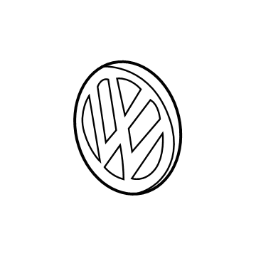 Volkswagen Emblem - 5NA-853-601-JZA