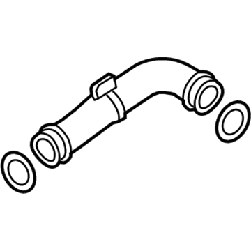 Volkswagen GTI Coolant Reservoir Hose - 1K0-145-838-AG