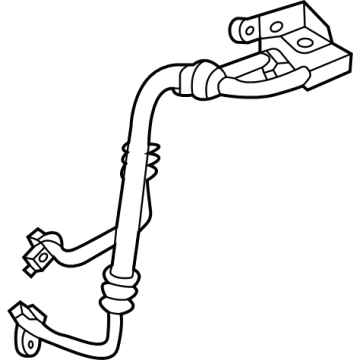 Volkswagen Transmission Oil Cooler Hose - 3QF-317-820-F