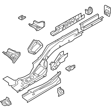 Volkswagen Atlas Frame Rail - 3QF-803-501
