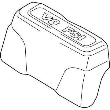 Volkswagen Engine Cover - 7L6-103-927-A