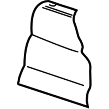 Volkswagen 3B0-885-806-BP-LGE Seat Back Cover Volkswagen 3B0-885-806-BP-LGE Seat Back Cover