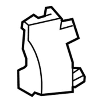 Volkswagen 7L6-807-711-A Side Support 7L6-807-711-A Volkswagen Side Support Illustration 1 of 1