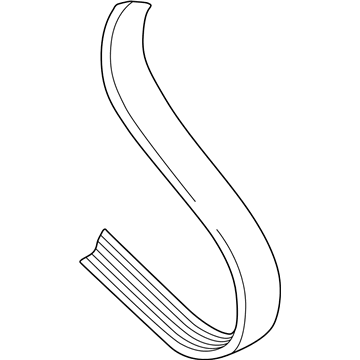 06A-260-849-C Volkswagen Serpentine Belt Illustration 1 of 1