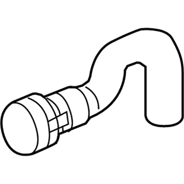 Volkswagen Touareg Crankcase Breather Hose - 7P0-201-342-A
