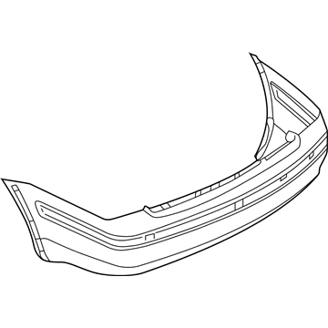 Volkswagen Passat Bumper Cover - 3B5-807-417-GRU