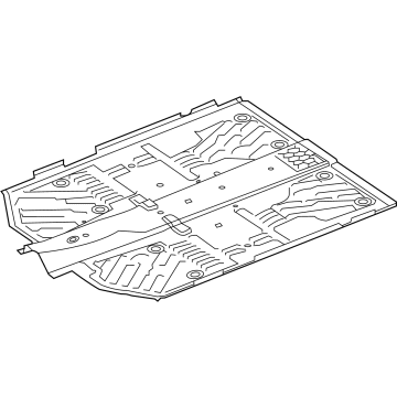 Volkswagen 1EA-803-205-E Floor Pan Volkswagen 1EA-803-205-E Floor Pan