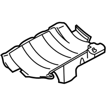 Volkswagen Oil Pan Baffle - 06B-103-623-P