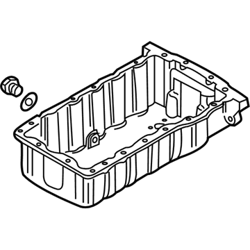 Volkswagen 058-103-603-A Oil Pan 058-103-603-A Volkswagen Oil Pan Illustration 1 of 1