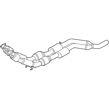 Volkswagen Atlas Exhaust Pipe - 3QF-254-500-KX