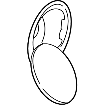 Volkswagen Golf Fuel Door - 1JE-809-857-GRU