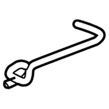 Volkswagen Beetle Coolant Reservoir Hose - 1C0-121-447-AS