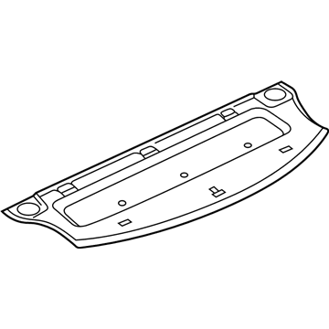 Volkswagen 3B5-863-413-H-9PL Package Tray Trim Volkswagen 3B5-863-413-H-9PL Package Tray Trim