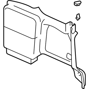Volkswagen 3B5-867-429-L-1BS Trunk Trim Panel