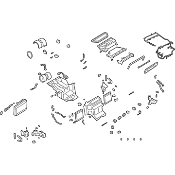 Volkswagen Phaeton Evaporator - 3D1-820-003-Q