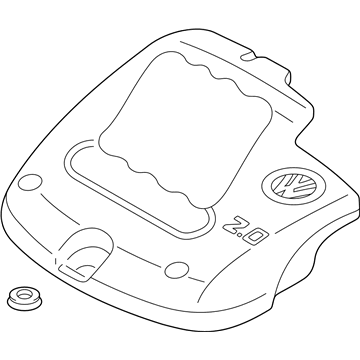 Volkswagen Beetle Engine Cover - 06A-103-925-CM