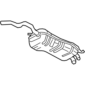 Volkswagen Beetle Exhaust Pipe - 1J6-253-609-CM