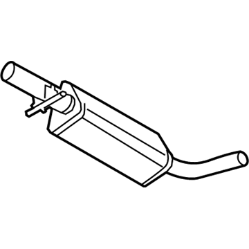 Volkswagen Beetle Exhaust Pipe - 1J0-253-209-Q