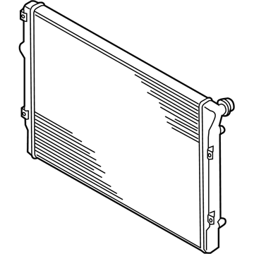 Volkswagen Jetta Radiator - 1K0-121-251-EB