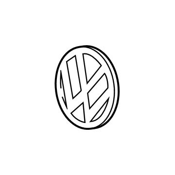 Volkswagen Jetta Emblem - 5H0-853-601-H-DPJ