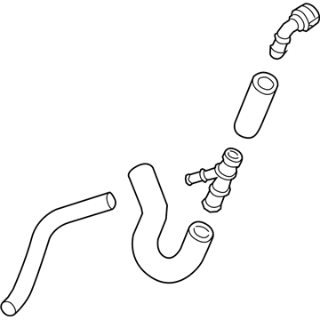 Volkswagen Heater Hose - 5Q0-122-073-AB