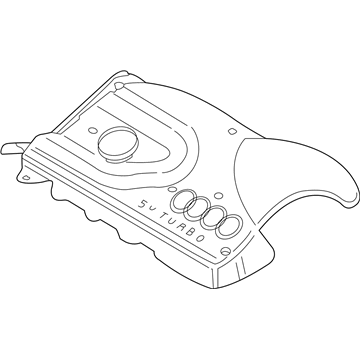 Volkswagen Golf Engine Cover - 06A-103-927-N