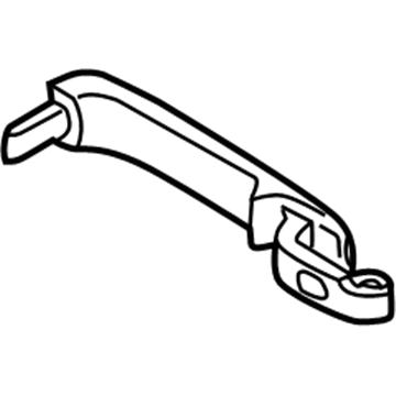 Volkswagen Touareg Exterior Door Handle - 7L6-837-205-C-GRU