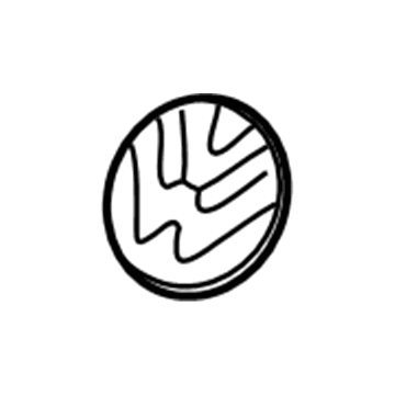 Volkswagen Emblem - 1C0-853-617-39A