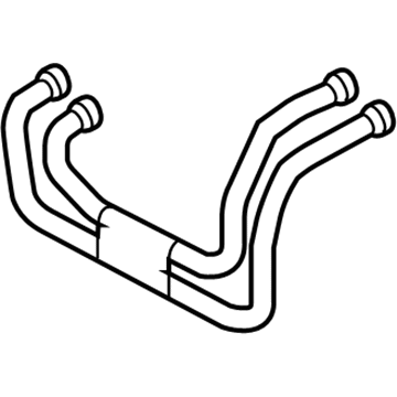 Volkswagen Heater Hose - 7L0-122-073-B