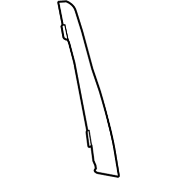 Volkswagen Rabbit Door Moldings - 1K3-837-902-D-03C