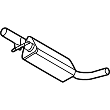 Volkswagen Beetle Exhaust Pipe - 1J0-253-209-N