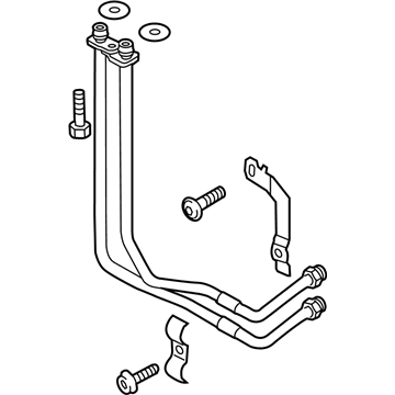 Volkswagen Transmission Oil Cooler Hose - 3C0-317-801-E