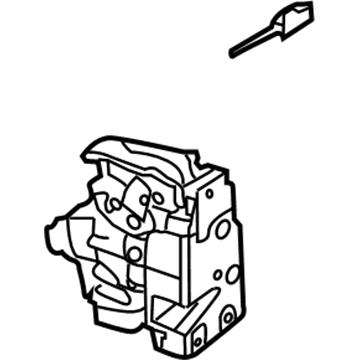 Volkswagen Beetle Door Latch Assembly - 3B1-837-016-CF