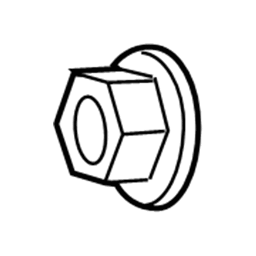 Volkswagen WHT-004-469 Starter Nut Volkswagen WHT-004-469 Starter Nut