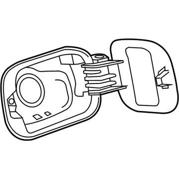 Volkswagen Fuel Door - 5C6-809-857-F-GRU