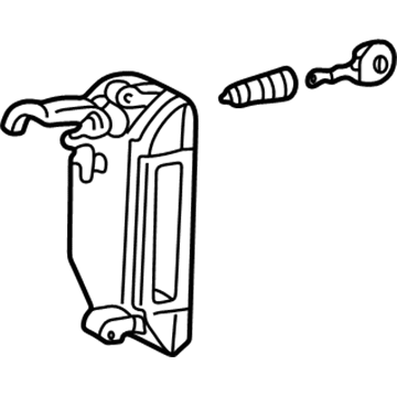 Volkswagen EuroVan Exterior Door Handle - 701-837-206