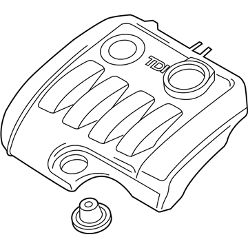 Volkswagen Beetle Engine Cover - 038-103-925-ED