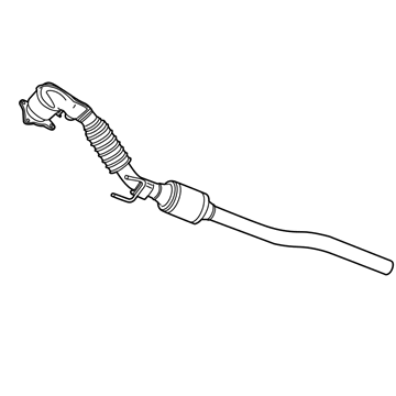 Volkswagen Tiguan Exhaust Pipe - 5N0-254-500-SX