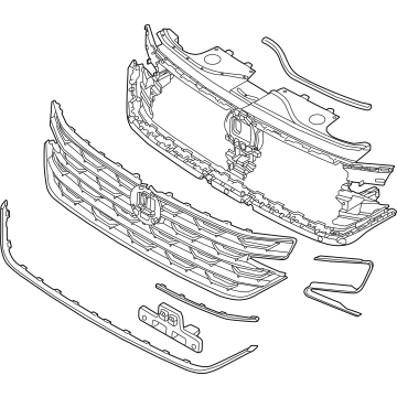 Volkswagen Atlas Cross Sport Grille - 3CM-853-651-BC-OQE