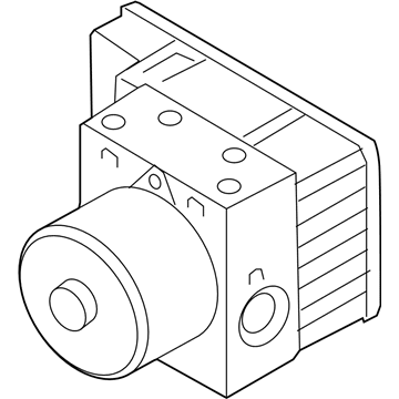 Volkswagen Golf ABS Pump And Motor Assembly - 1J0-698-517-E