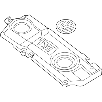 Volkswagen Engine Cover - 03C-103-925-AM