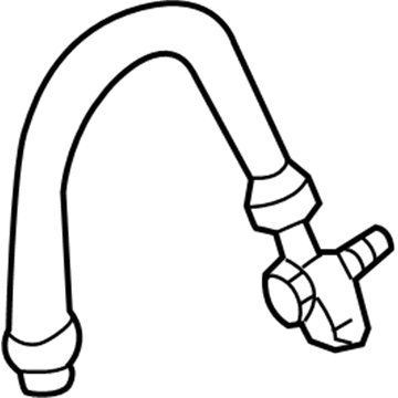 Volkswagen Passat Brake Booster Vacuum Hose - 8E0-611-775-J
