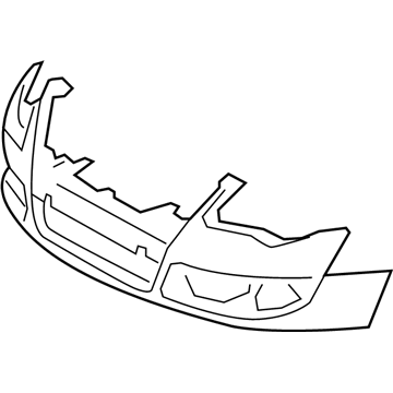Volkswagen Passat Bumper Cover - 3C0-807-217-S-GRU