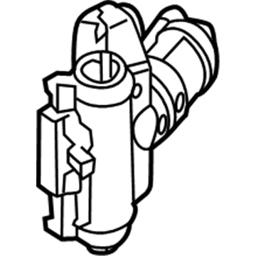 Volkswagen Parking Brake Actuator - 7P0-609-724-B